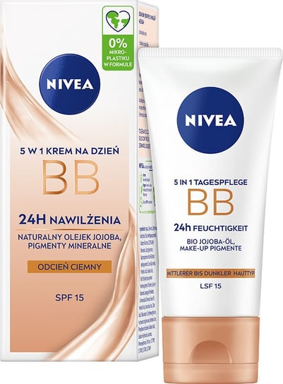 

Крем 5в1 Увлажняющий SPF15, Темный оттенок, 50мл Nivea, BB-