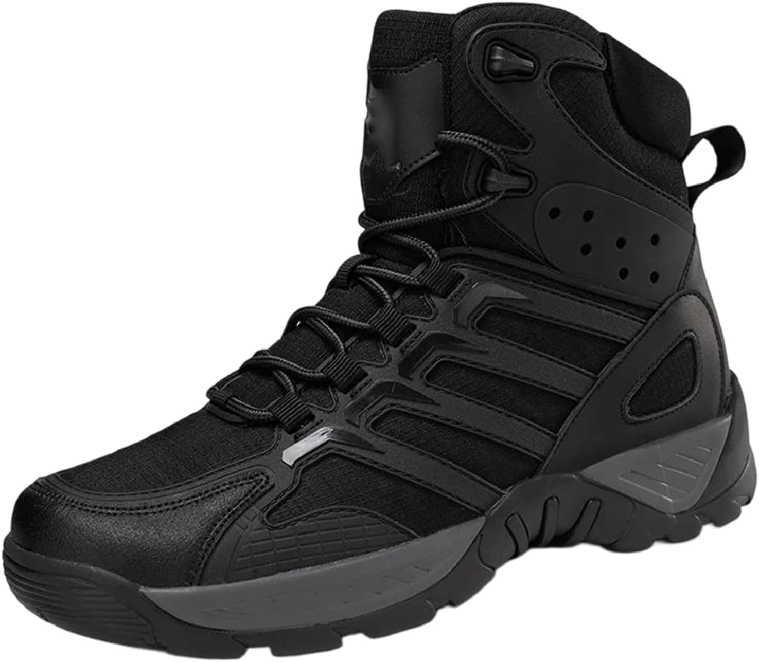 

Легкие мужские походные ботинки Alloaone, дышащие, противоскользящие, для улицы, мотоспорта и пустыни, черный