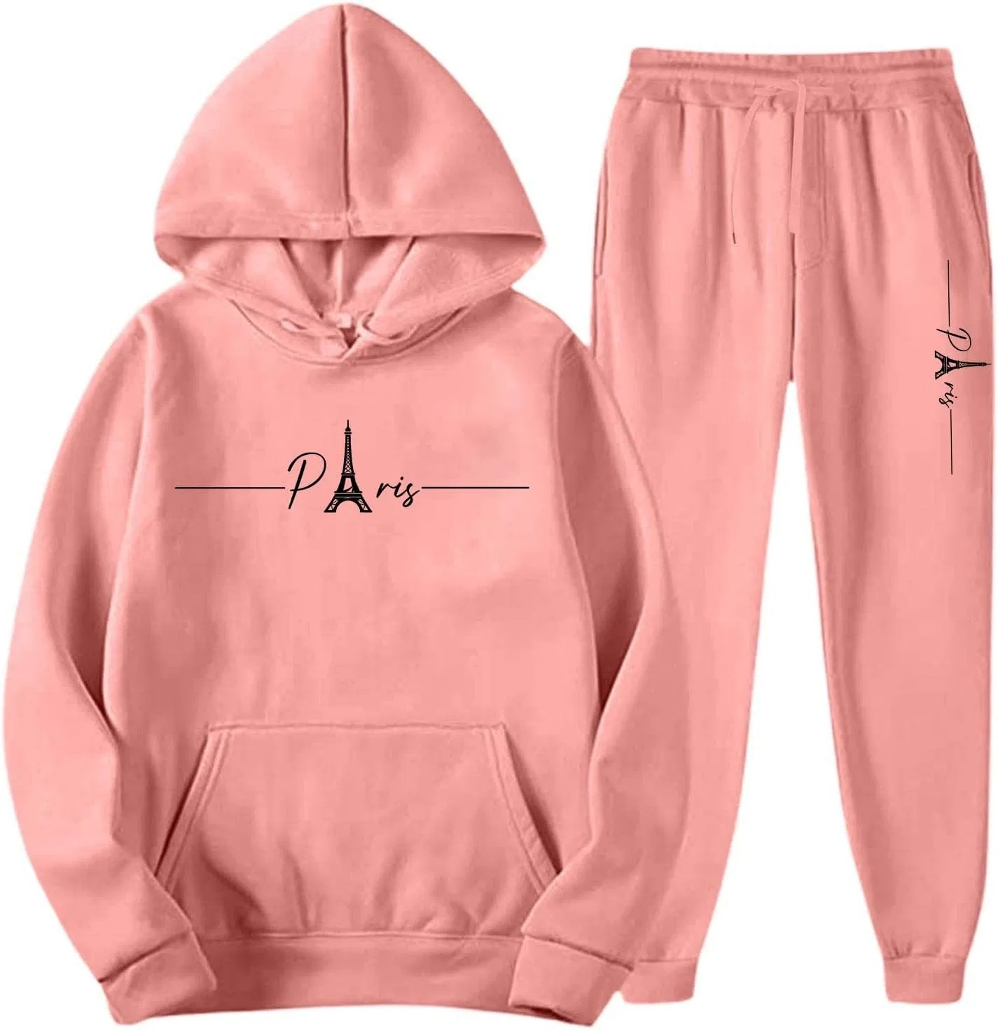 Мужской спортивный костюм с принтом, Light Pink