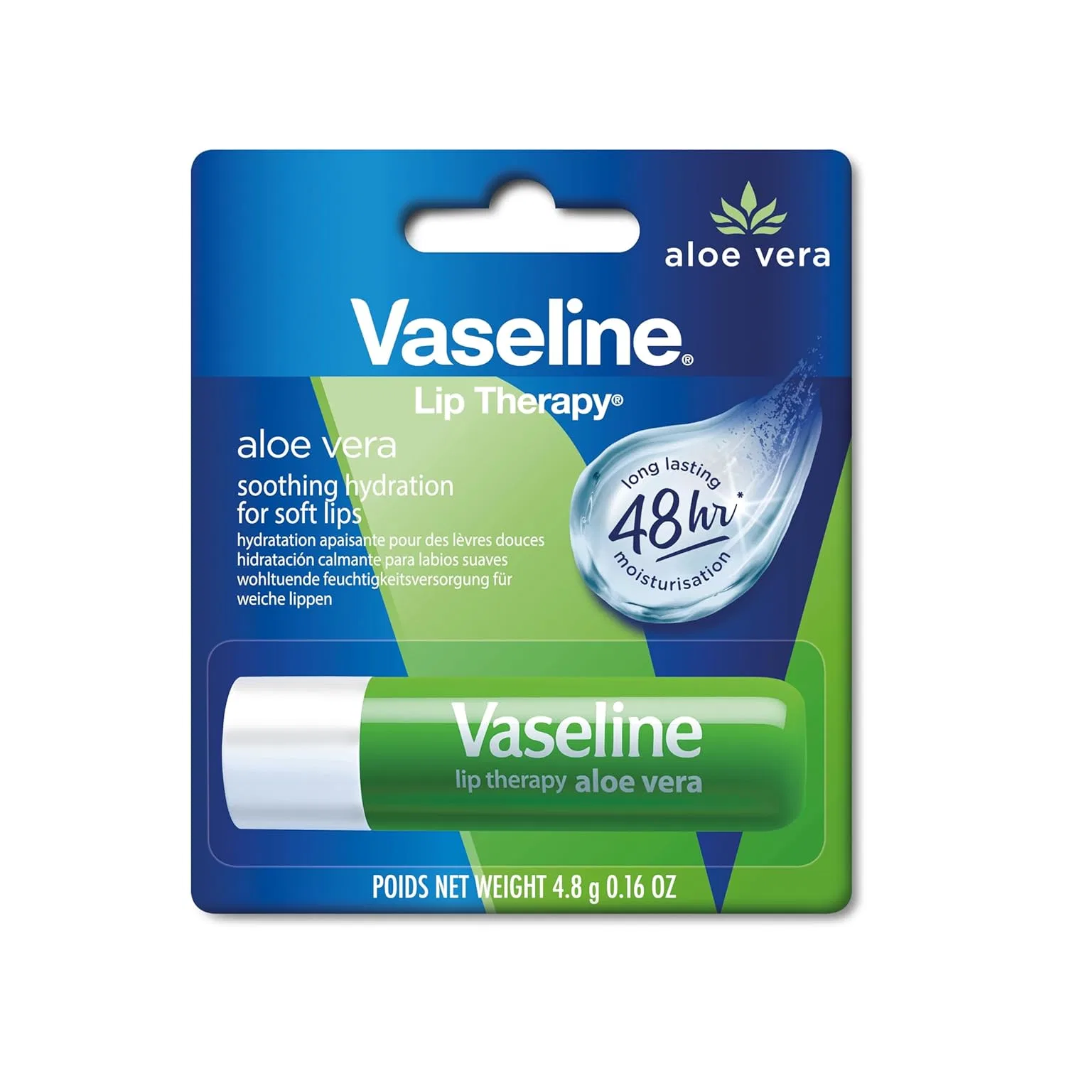 Бальзам для губ с алоэ вера и витамином Е от Vaseline Vaseline — фото 2