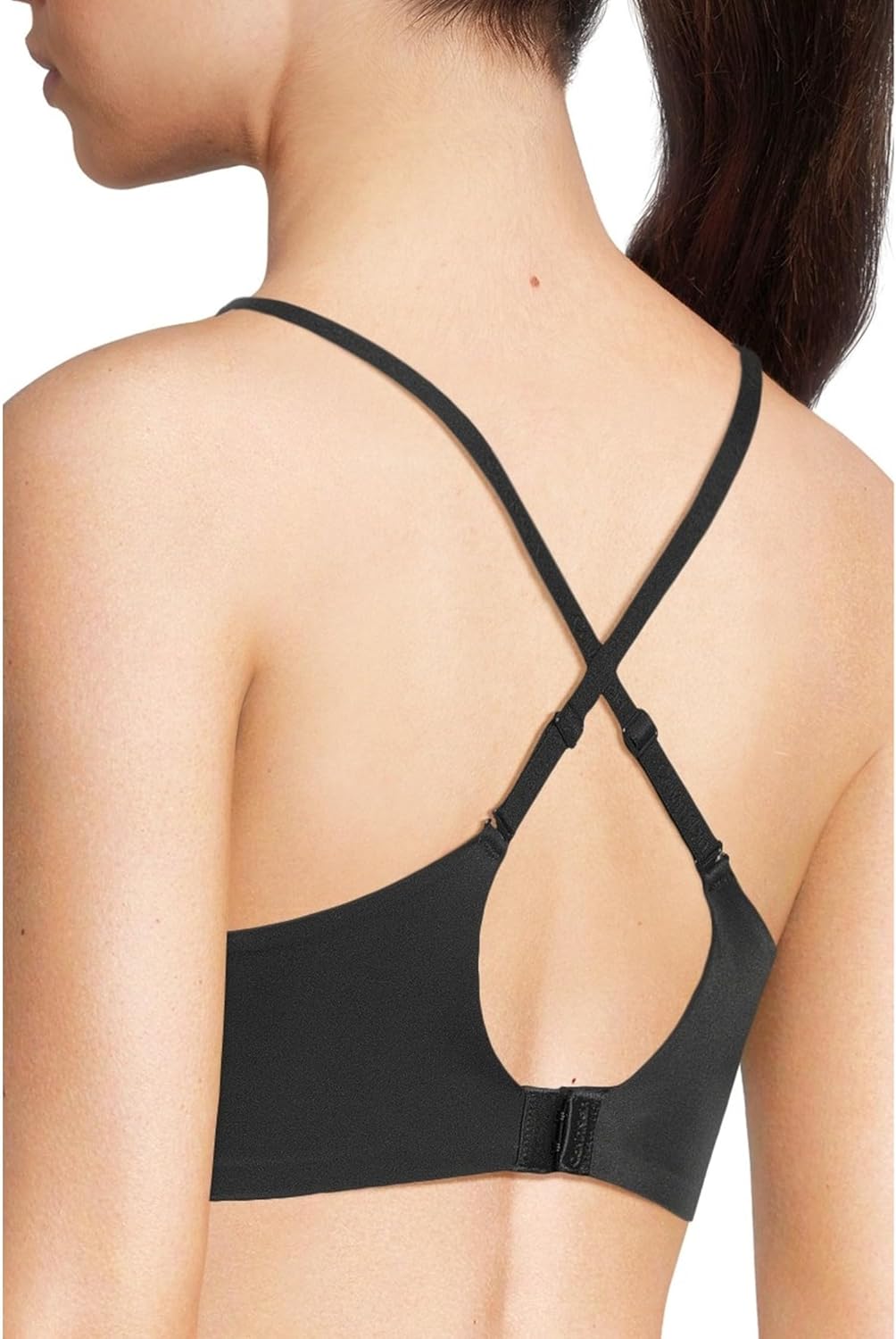 Женский бюстгальтер Calvin Klein Perfectly Fit Push Up с глубоким вырезом, Black — фото 4