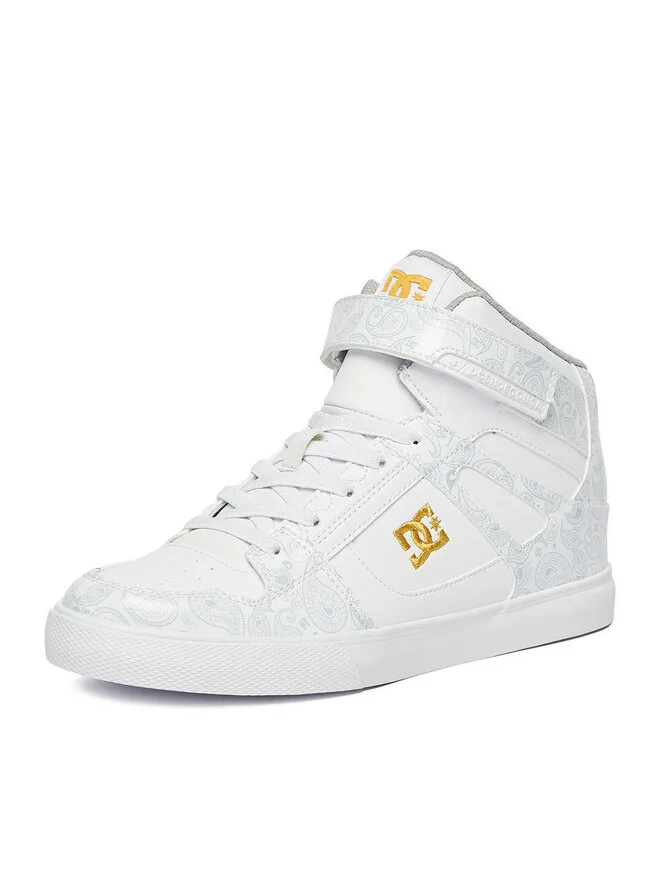 DC Shoes Кроссовки EO-PURE HIGH-TOP SE EV SN DC01796114 белые — фото 3