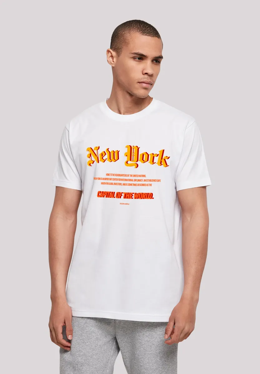 

F4NT4STIC Футболка "New York TEE UNISEX", принт, белый