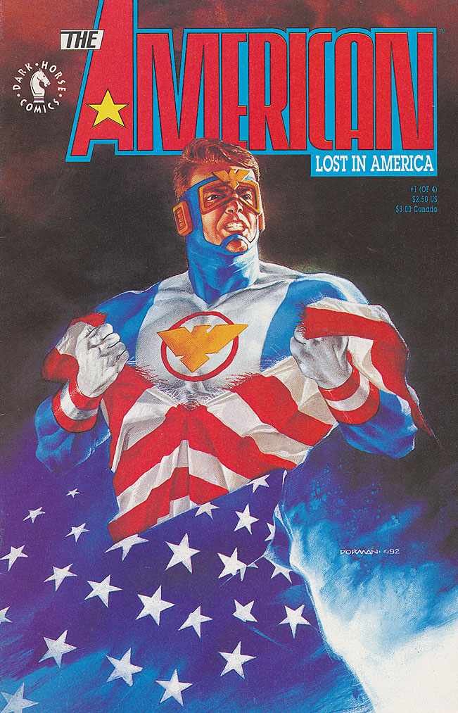 

AMERICAN LOST IN AMERICA #1-4 complete story (THE AMERICAN : LOST IN AMERICA (1992 DARK HORSE)) (DARK HORSE)