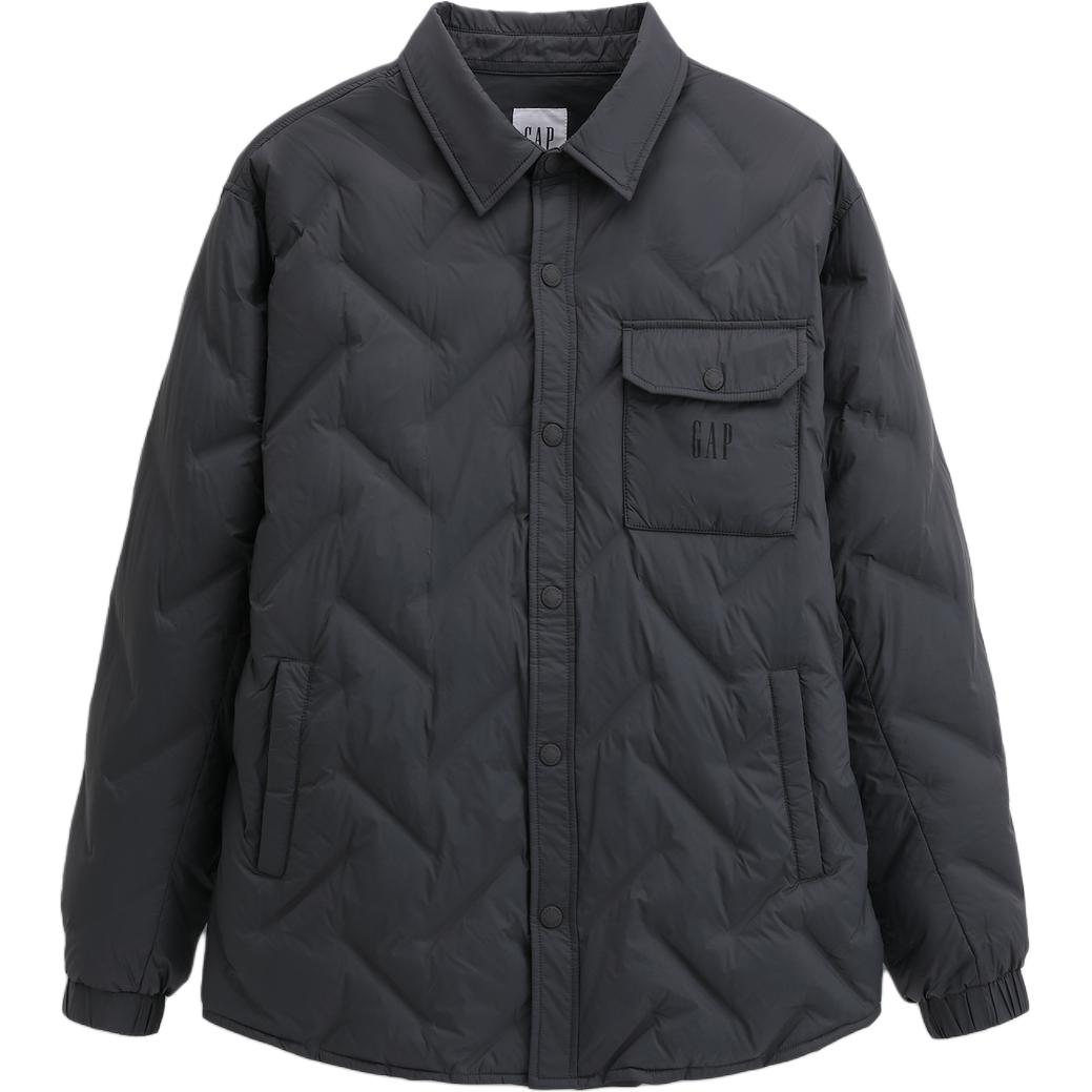 

GAP Мужская пуховая куртка, Gray Black