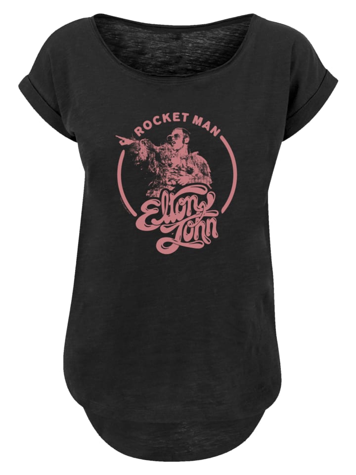 

Футболка Элтона Джона Рокетмена черного цвета F4NT4STIC, Черный, Футболка Элтона Джона Рокетмена черного цвета F4NT4STIC