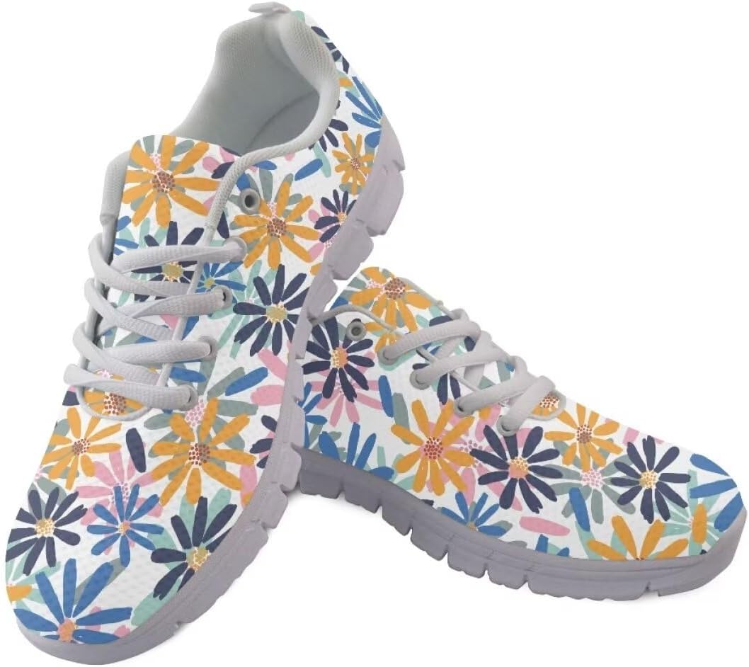 

Кроссовки AmzPrint Air Cushion Mesh Breathable Non Slip для бега и ходьбы, для мужчин, Daisy