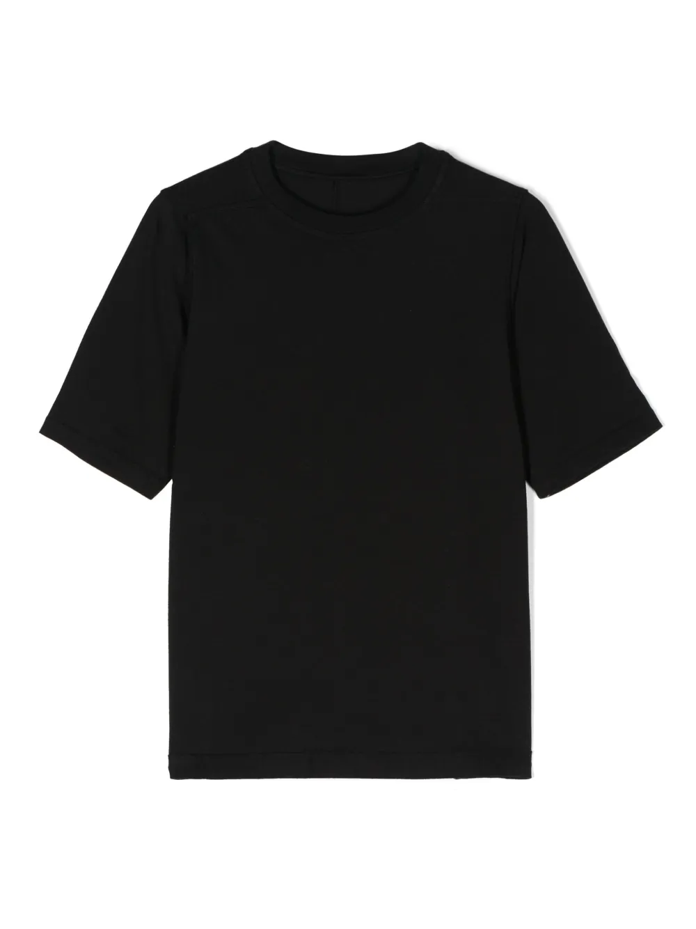 

Футболка с наружными швами Rick Owens Kids, черный