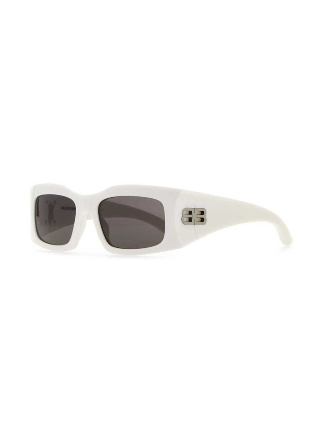 Солнцезащитные очки в прямоугольной оправе с логотипом Balenciaga Eyewear, белый — фото 2