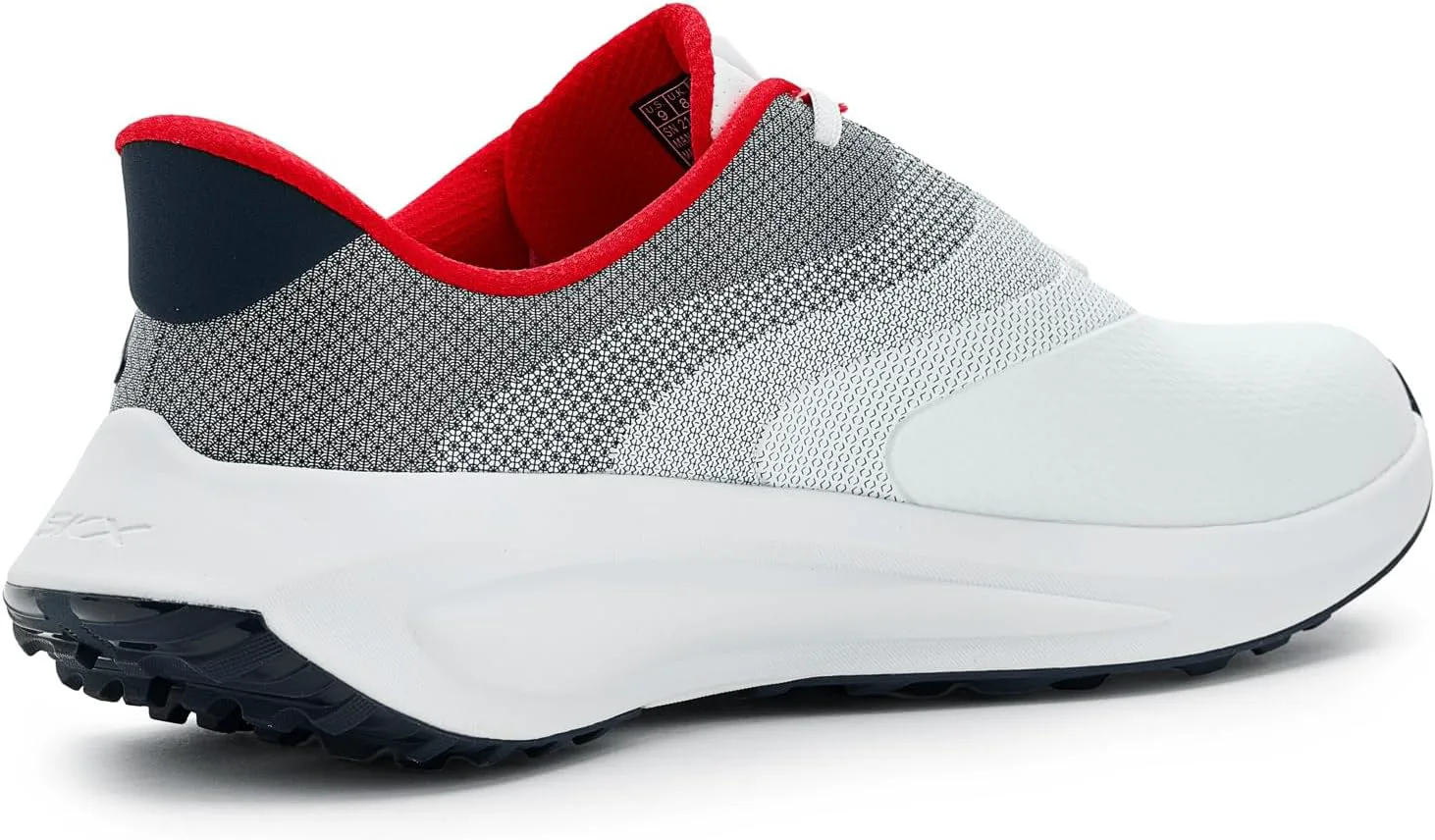 Мужские кроссовки Skechers Flow Si, белый/темно-синий/красный — фото 4