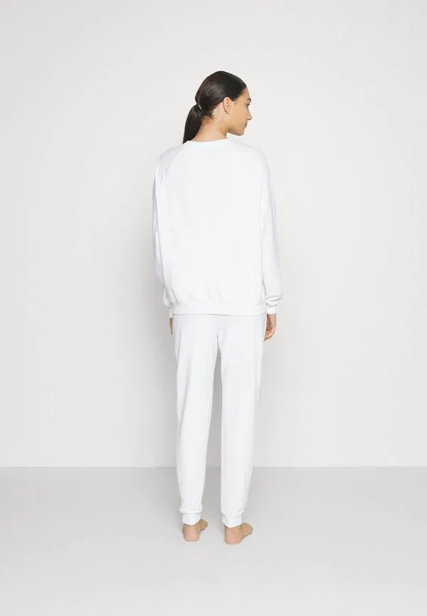 Пижамные брюки Lacoste, White, с принтом — фото 3