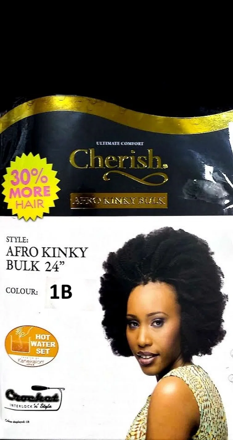 Синтетические волосы для наращивания «Afro Kinky» от Cherish Cherish