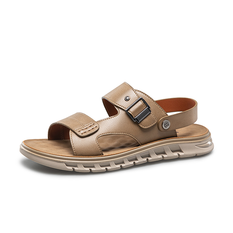 KANGNAI Мужские пляжные сандалии цвета хаки, цвет Khaki — фото 2