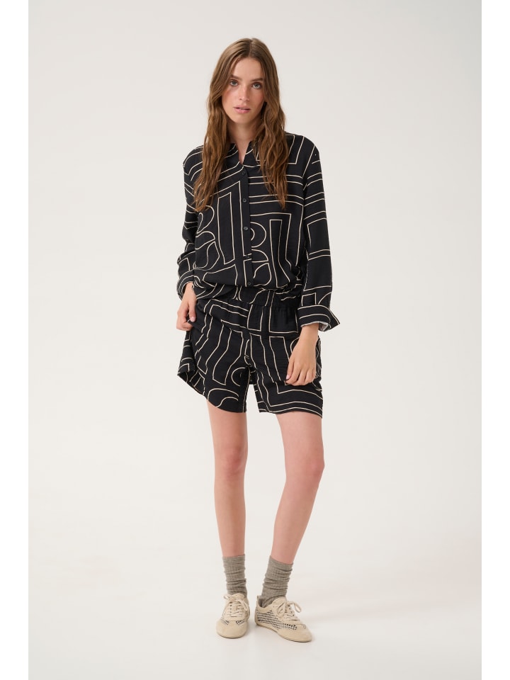 

My Essential Wardrobe Повседневные шорты KellyMW, черные, AOP