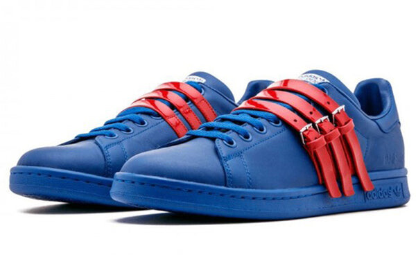 Кроссовки raf simons x originals stansmith stra Adidas, синий — фото 3