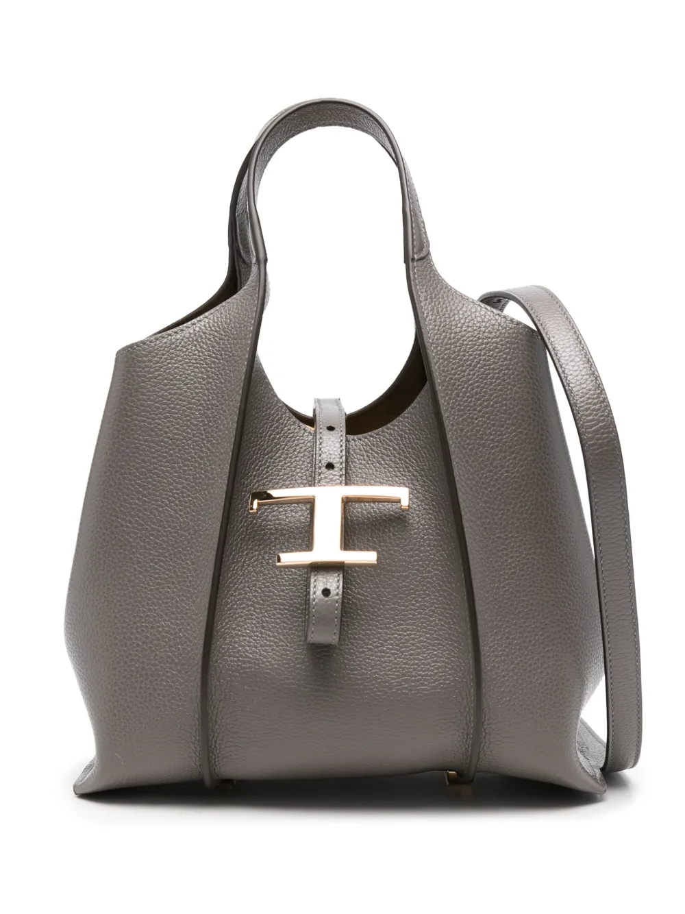 

Маленькая сумка-тоут Timeless TOD'S, серый