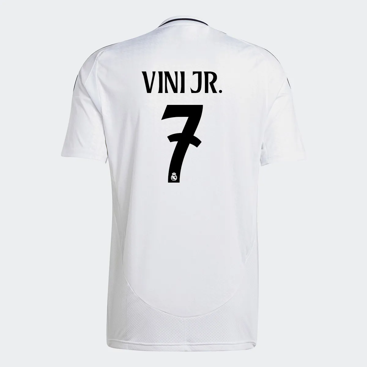 

Мужская 1-я форма Реал Мадрид CF 2024-2025 Vini Jr. 7 Adidas футболка, белый