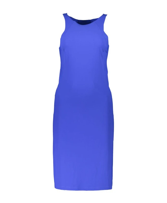 

Элегантное платье с круглым вырезом. Patrizia Pepe, синий