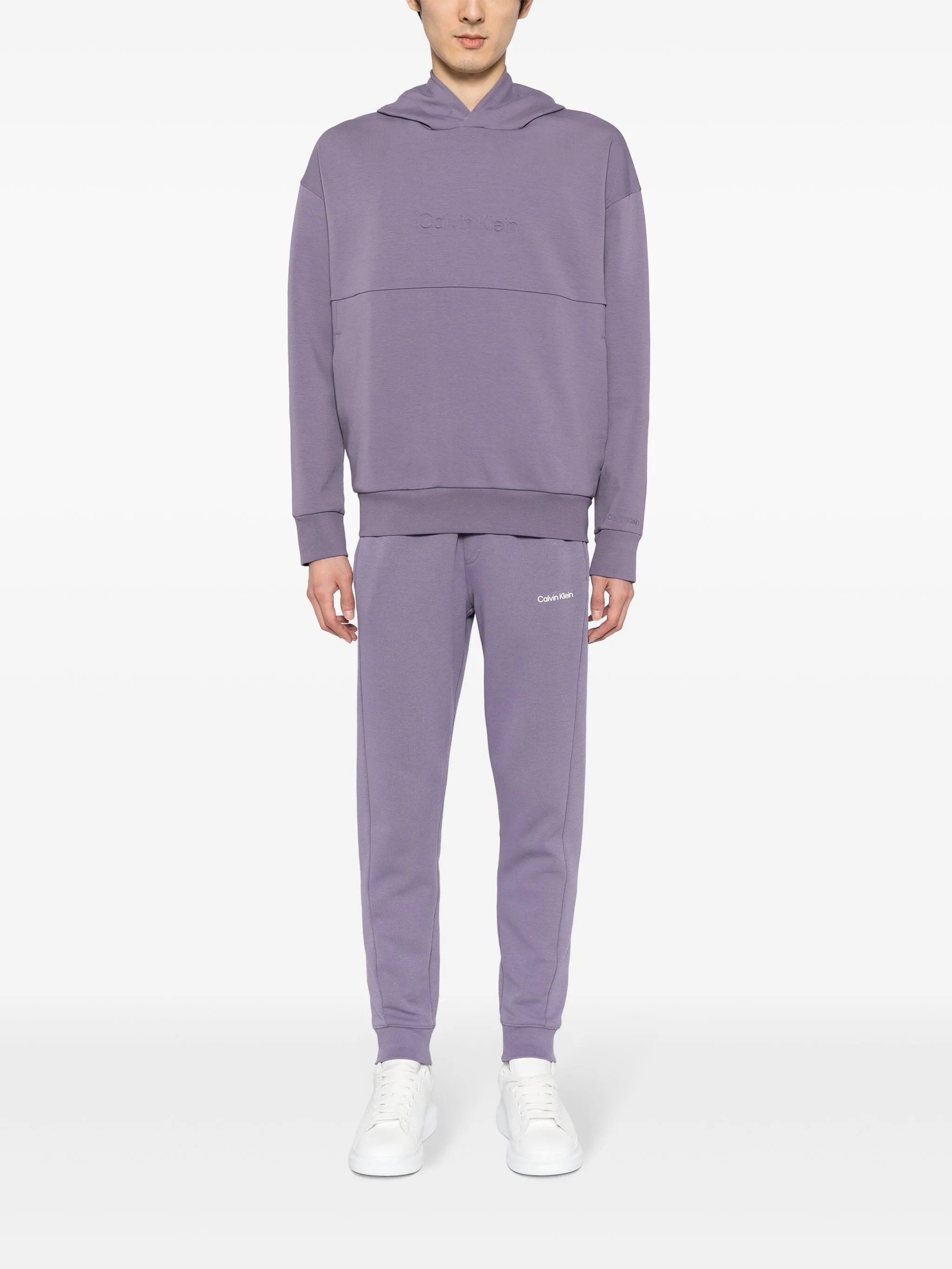 Спортивные брюки с логотипом Calvin Klein, фиолетовый — фото 2