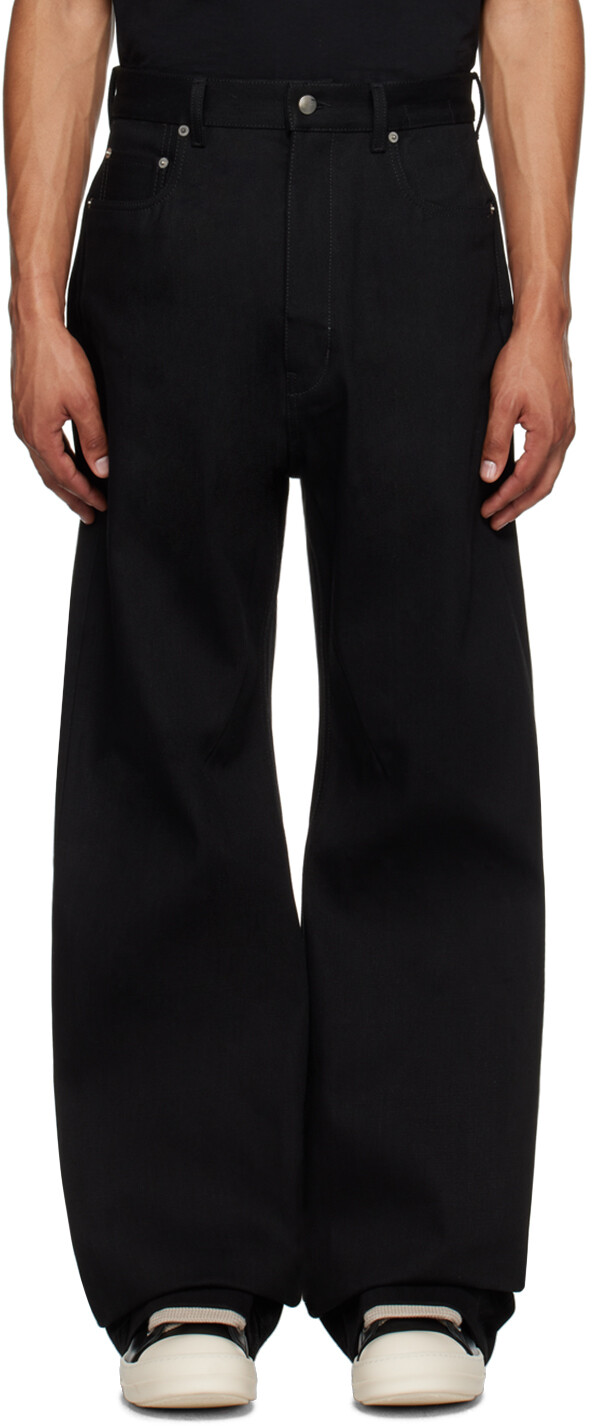 

Эксклюзивные черные джинсы Rick Owens SSENSE KEMBRA PFAHLER Edition Geth
