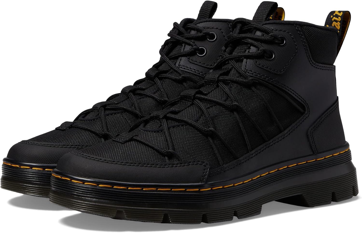 

Ботинки Dr. Martens Buwick 6 Tie унисекс для взрослых, Black Extra Tough 50/50 & Ajax