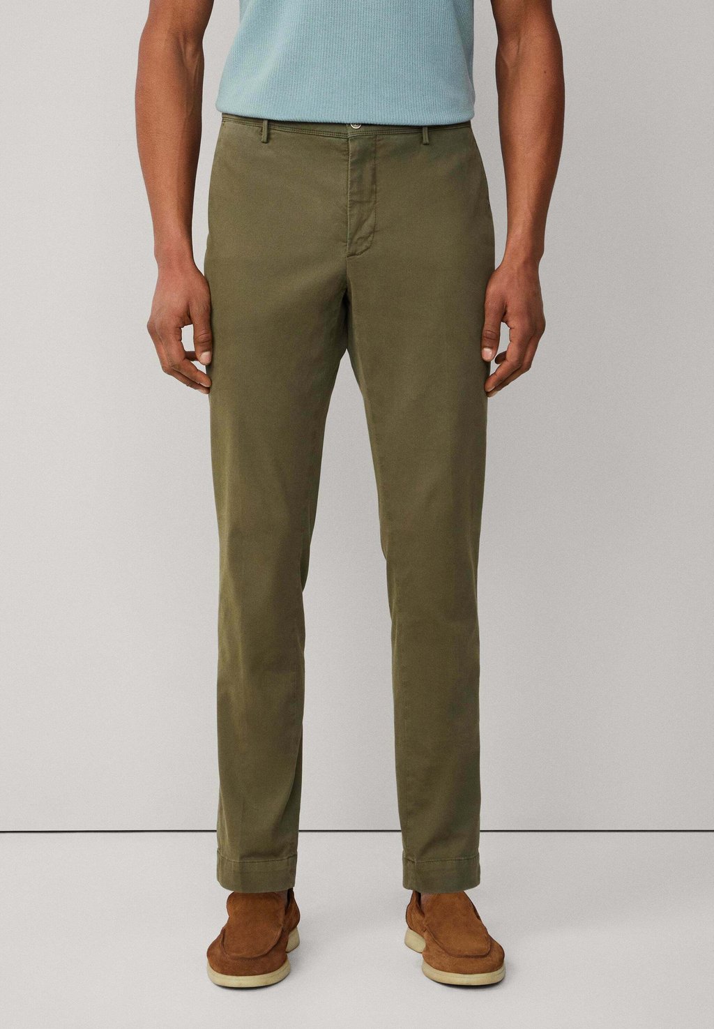 

Чиносы TEXTURE Hackett London, темно-зеленый
