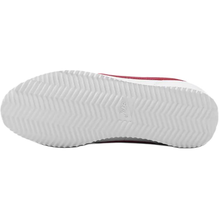 Кроссовки Nike Cortez противоскользящие износостойкие низкие детские белые красные — фото 4