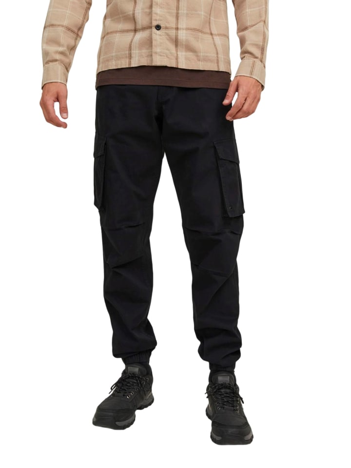

Брюки-Карго Jack & Jones, черный