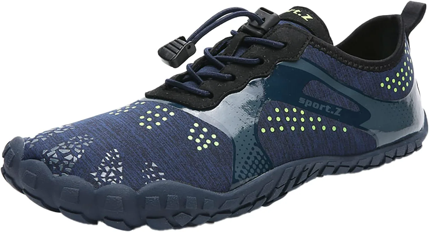 

Уличные кроссовки для мужчин и женщин, водонепроницаемые, для альпинизма, повседневные спортивные с пряжкой, пляжные, мужские, Go Walk Max Generic, темно-синий