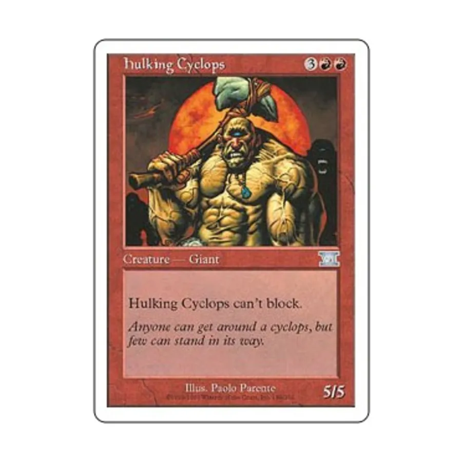 

CCG Неповоротливый Циклоп (U), MTG - 6th Edition (Classic)