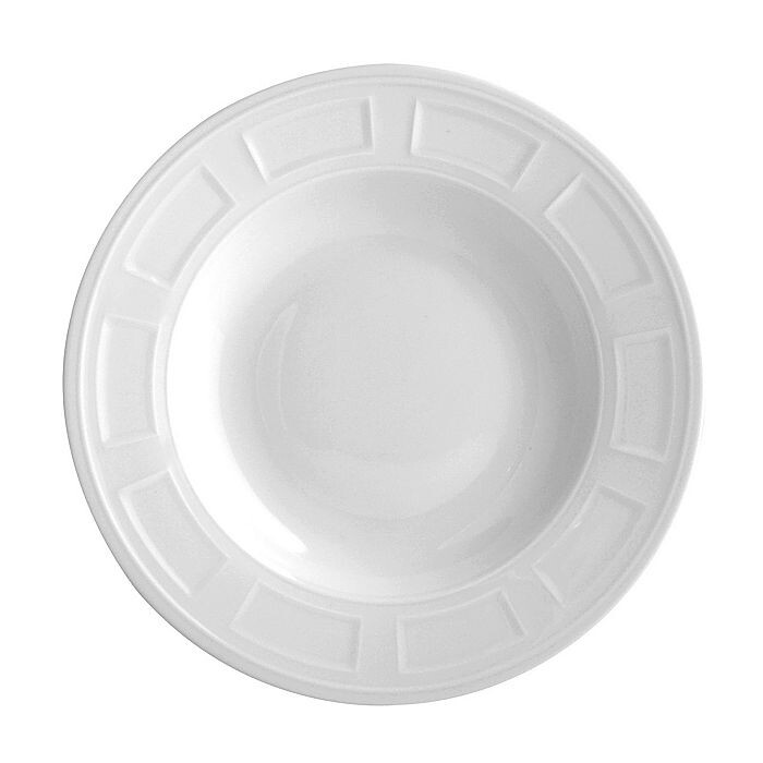 

Суповая тарелка Bernardaud Naxos Rim, белый