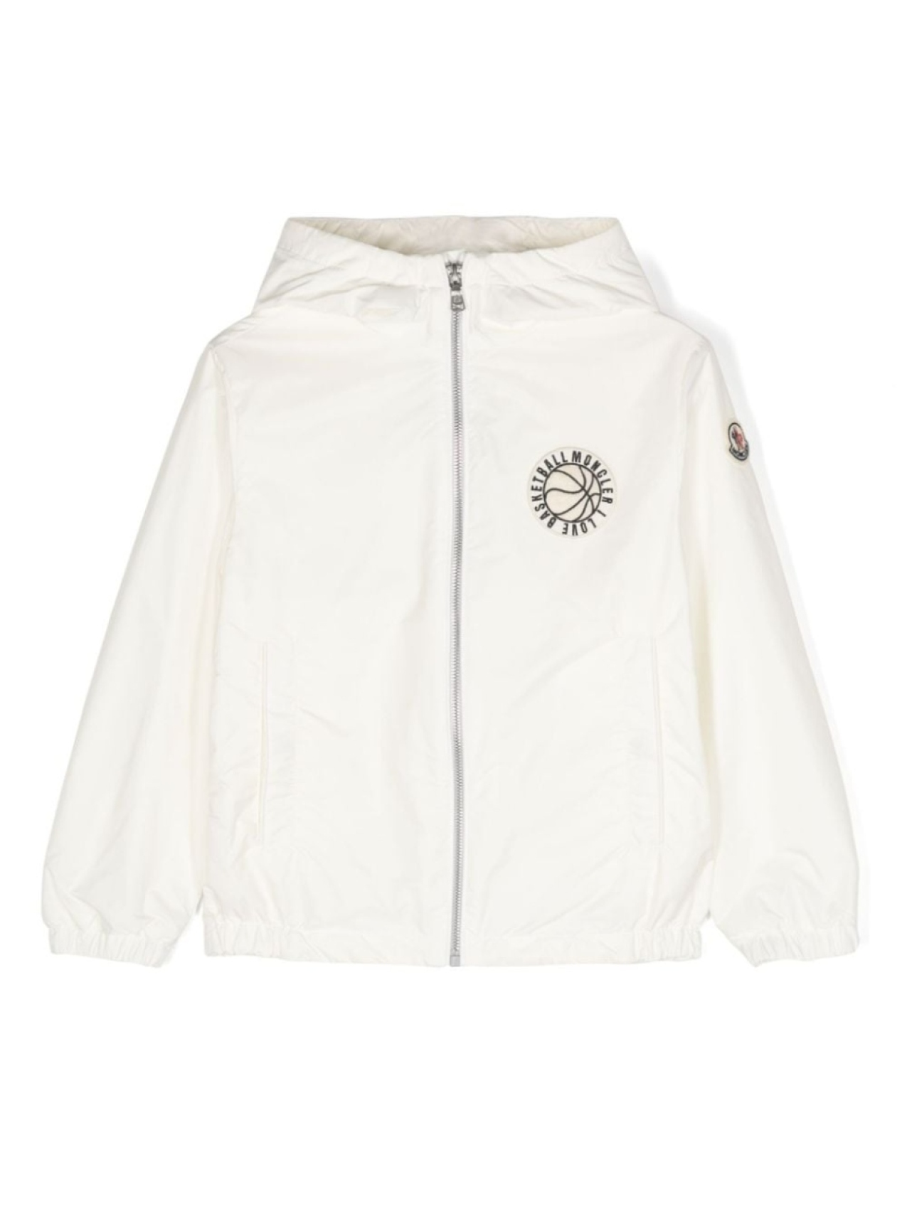 

Moncler Enfant непромокаемая куртка Ambertine, нейтральный цвет