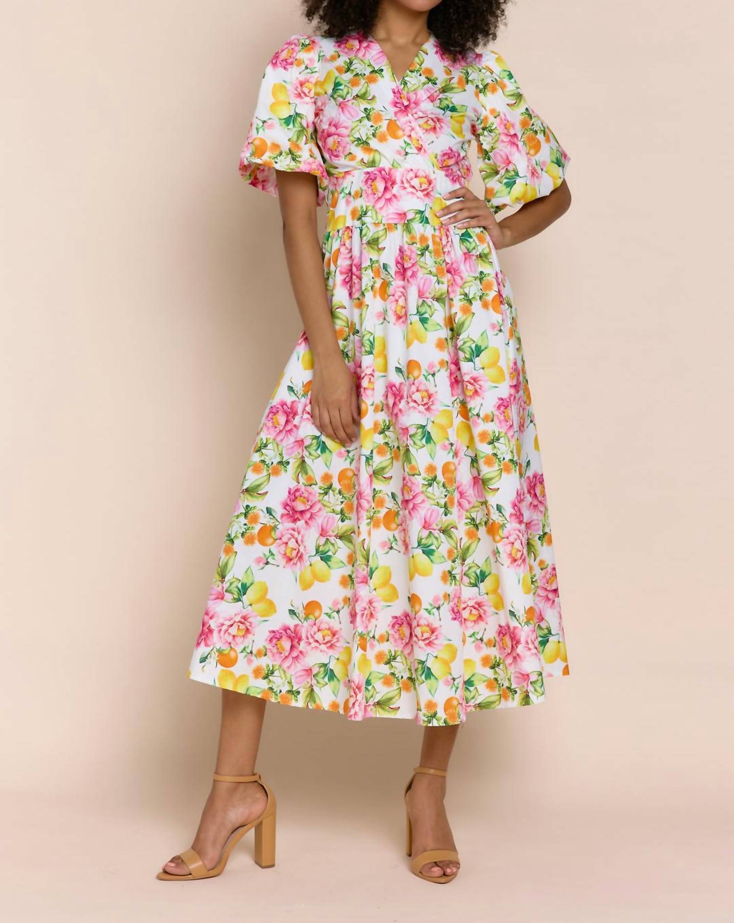 

Платье Aster в цвете лимончелло Sofia Collections, Lemoncello