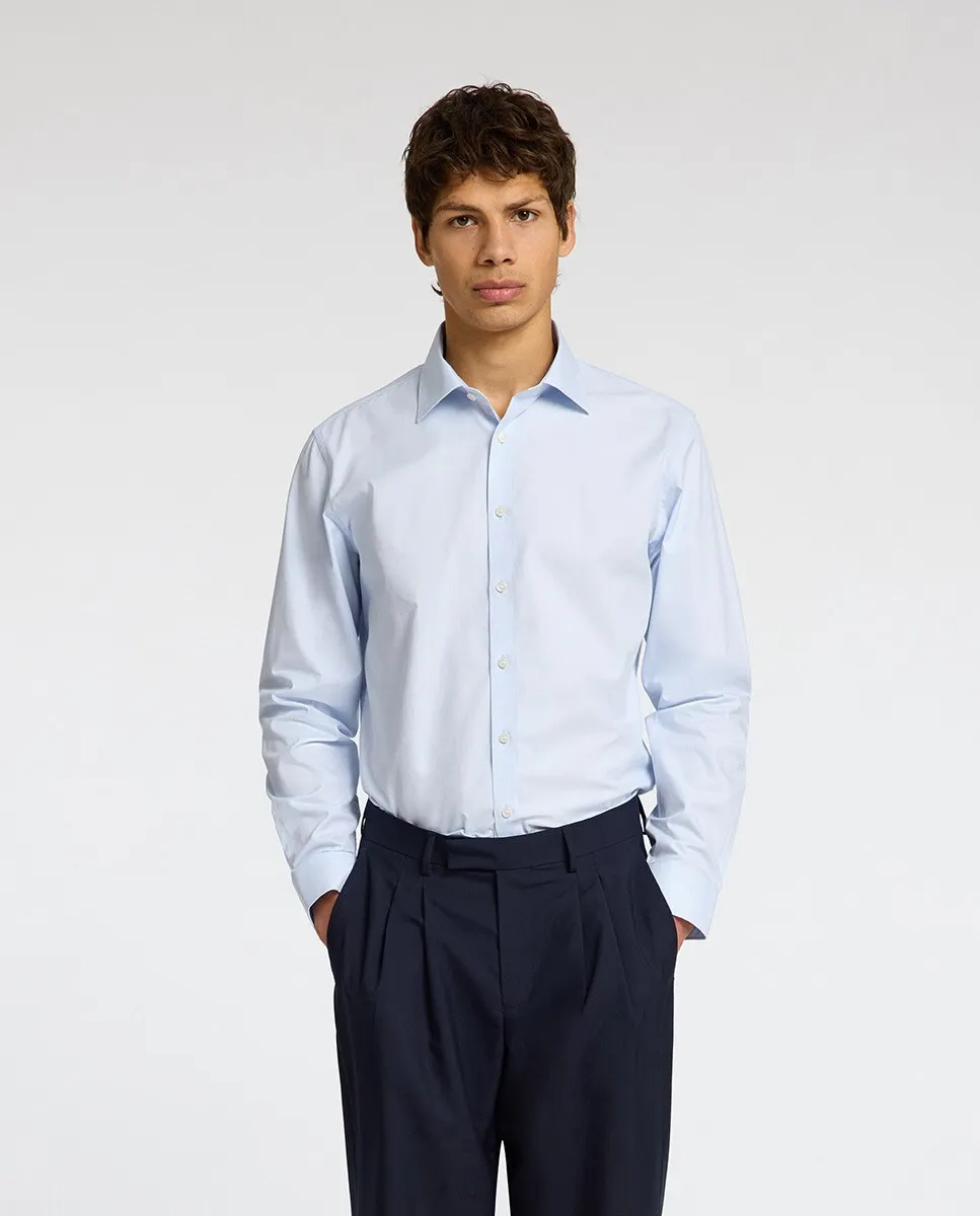 

Мужская рубашка облегающего кроя Selected, голубой