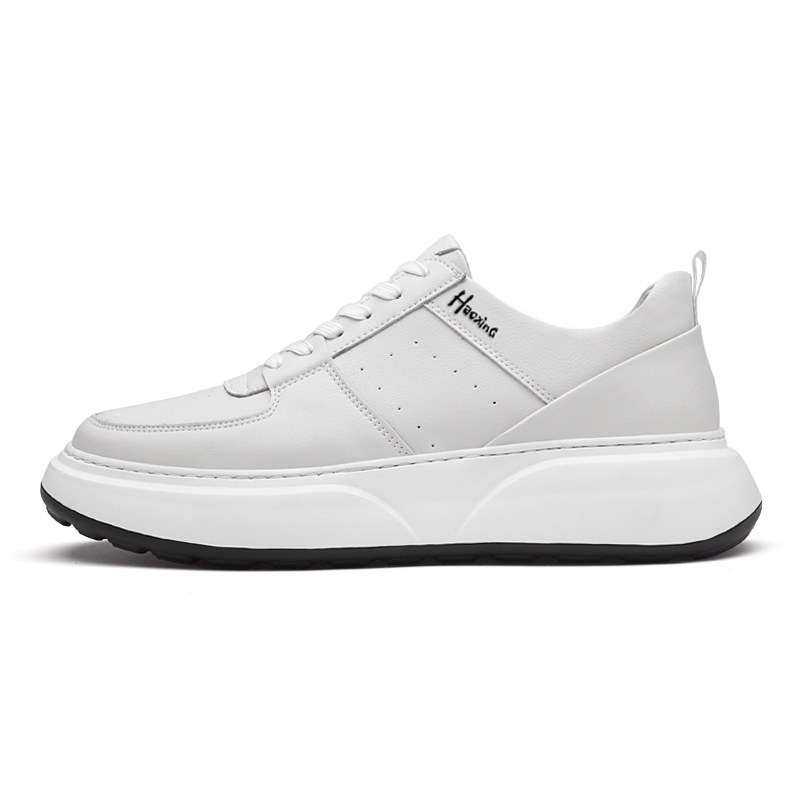 

Мужские белые экстравагантные скейтерские кросовки Low Top