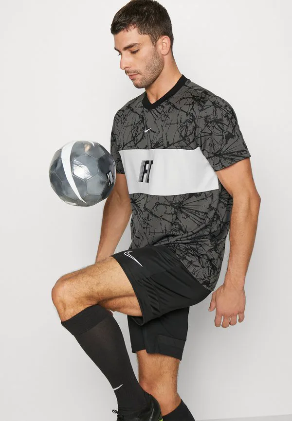 Футболка с принтом fc Nike Performance, Iron Grey/White/Black/White — фото 4