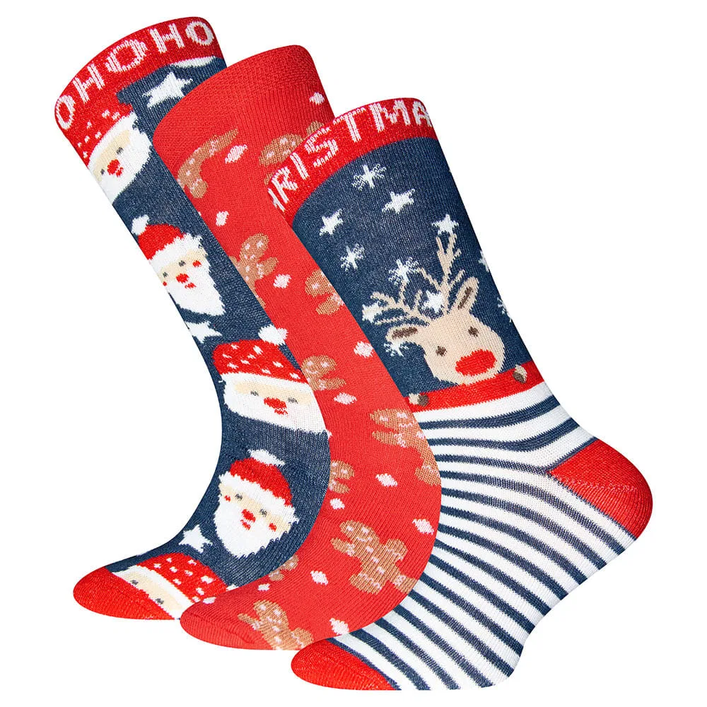 Носки 3er-Pack Weihnachten, Ewers, темно-красный