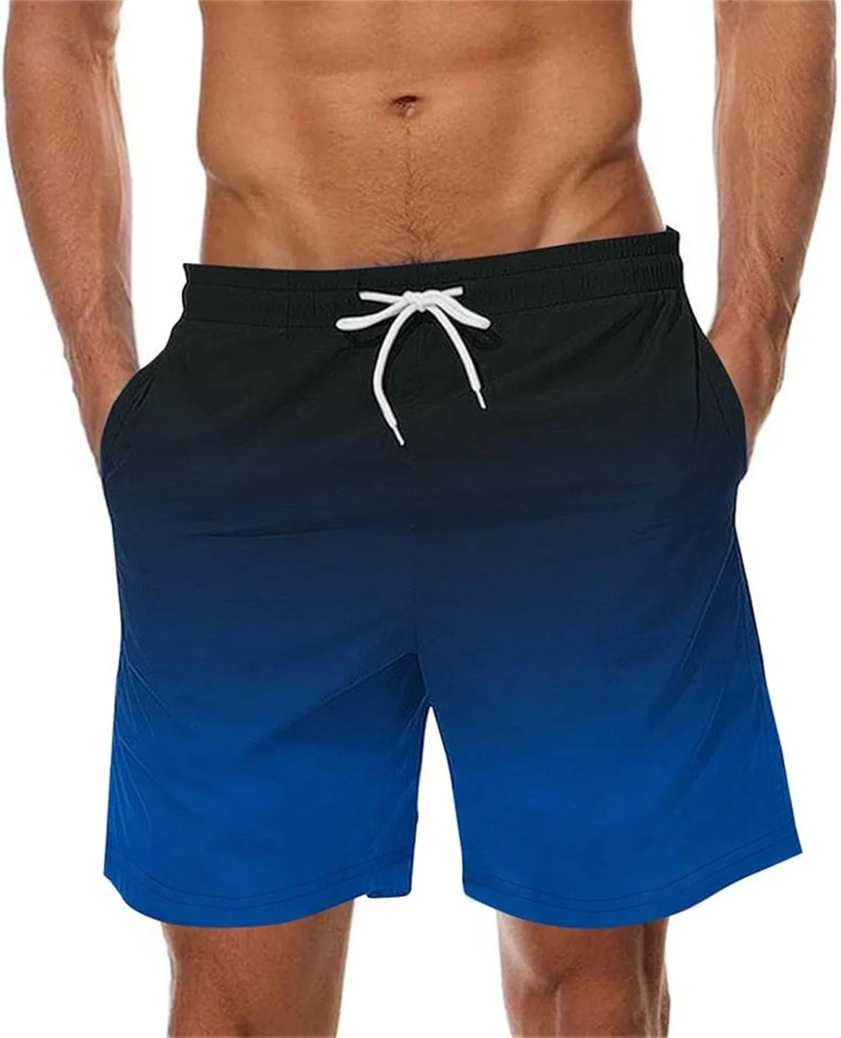 Мужские шорты для бега градиентные Athletic Workout, Dark Blue