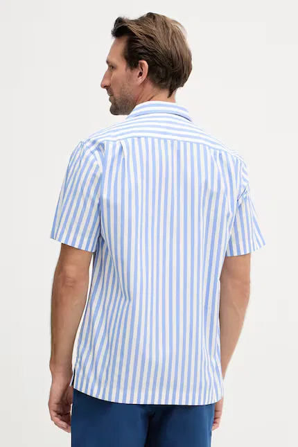 Рубашка из хлопка Summer Tommy Hilfiger, синий — фото 3