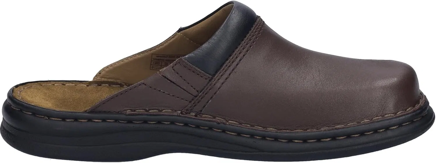 Мужские сабо Josef Seibel Max 94, мужские домашние тапочки, ширина G (стандартная), Brandy — фото 4