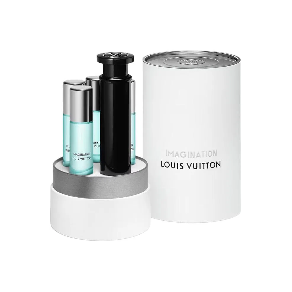 Мужской набор парфюмерных пробников Louis Vuitton 7.5ml*4+Travel Bottle