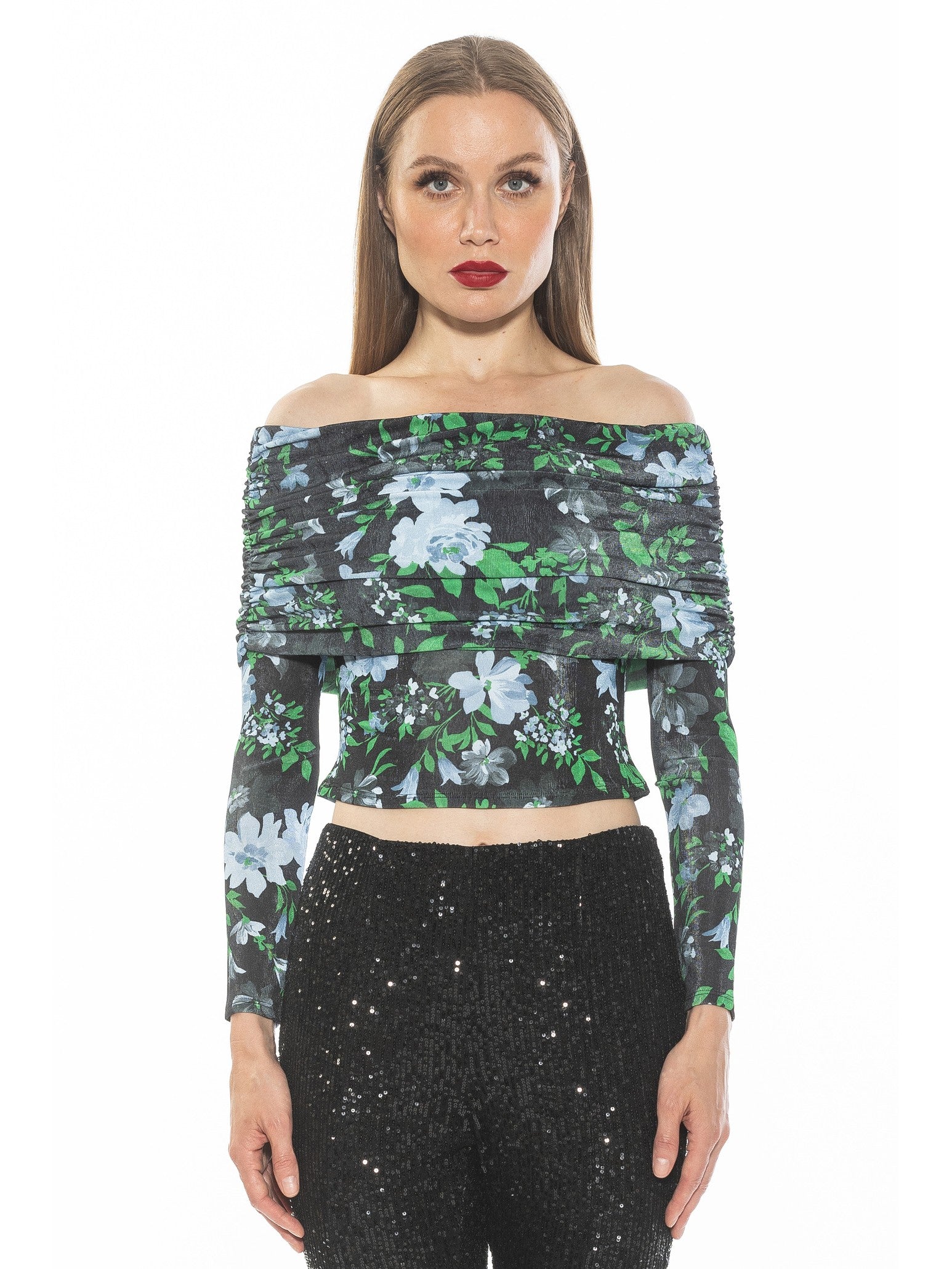

Ханна Топ ALEXIA ADMOR, цвет black floral