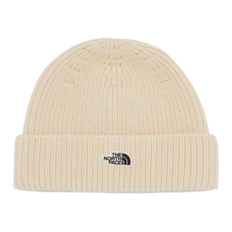 

THE NORTH FACE Детская вязаная шапка кремового цвета, Cream