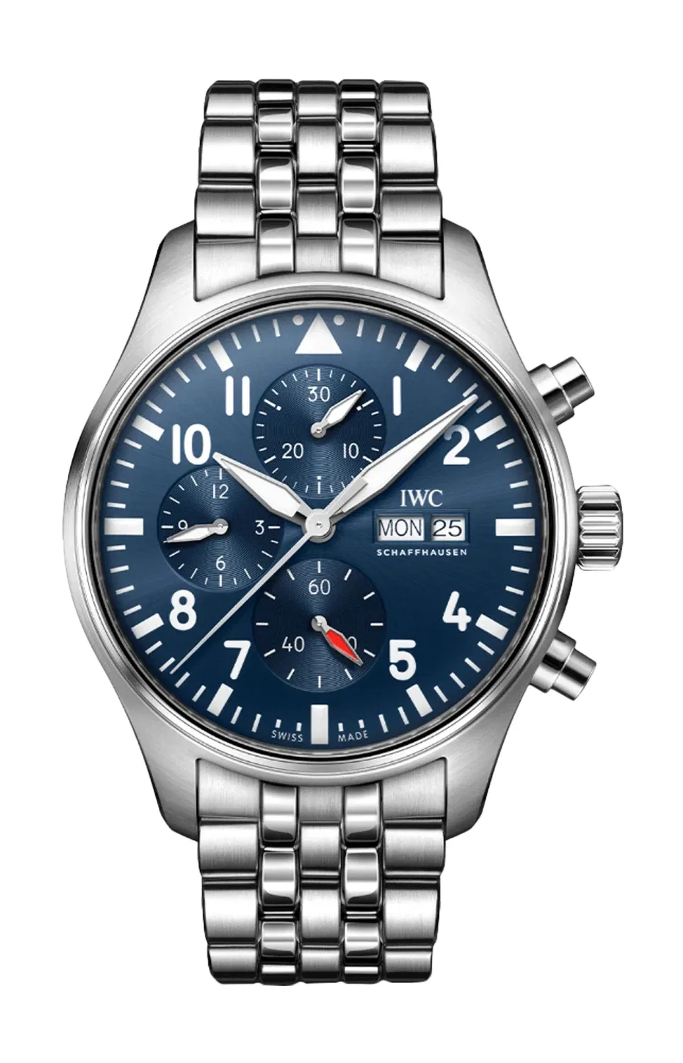 Хронограф из линейки "Пилотские часы" - IW378004 IWC SCHAFFHAUSEN, серебряный