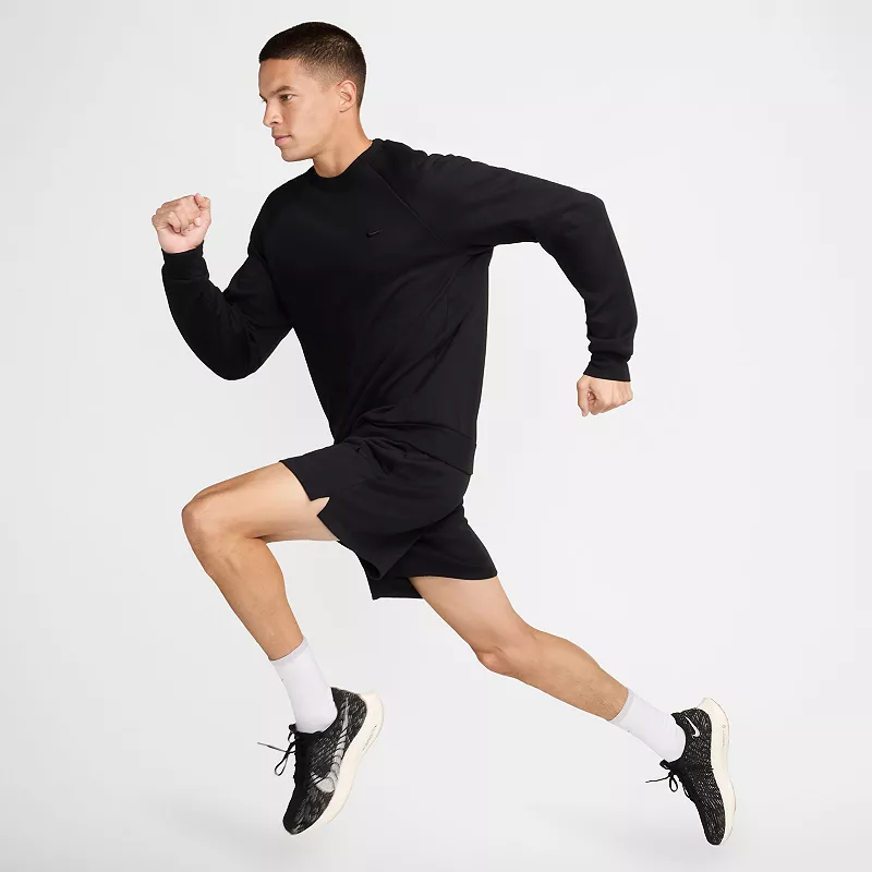 Мужские универсальные шорты Nike Dri-FIT Primary из флиса без подкладки размером 7 дюймов, черный — фото 3