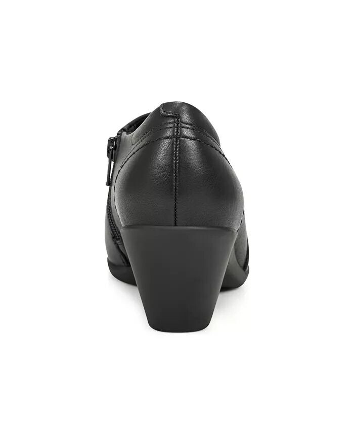 Женские босоножки с круглым носком и боковой молнией Caine Easy Spirit, черный — фото 3