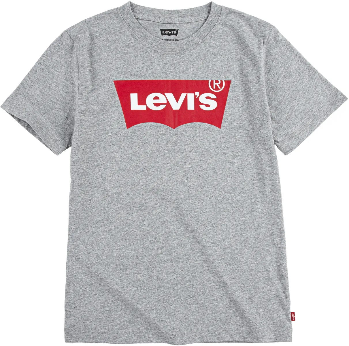 

Детская футболка Levi's "BATWING TEE", детский УНИСЕКС Levi'S Kids, серый
