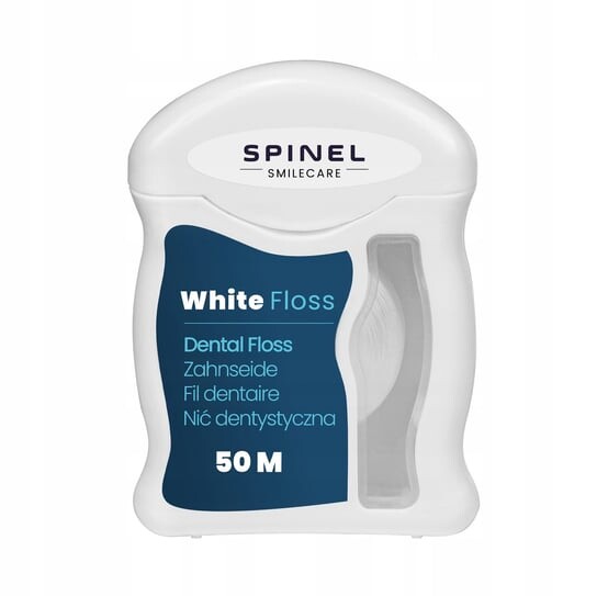 Белая зубная нить 50 м, вощеная зубная нить из ПТФЭ Spinel Smile Care — фото 4