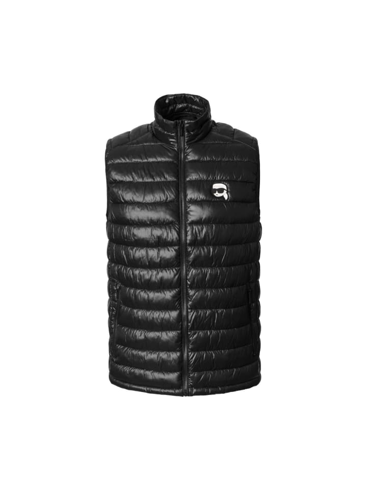 

Karl Lagerfeld Стеганый жилет 505711 черного цвета