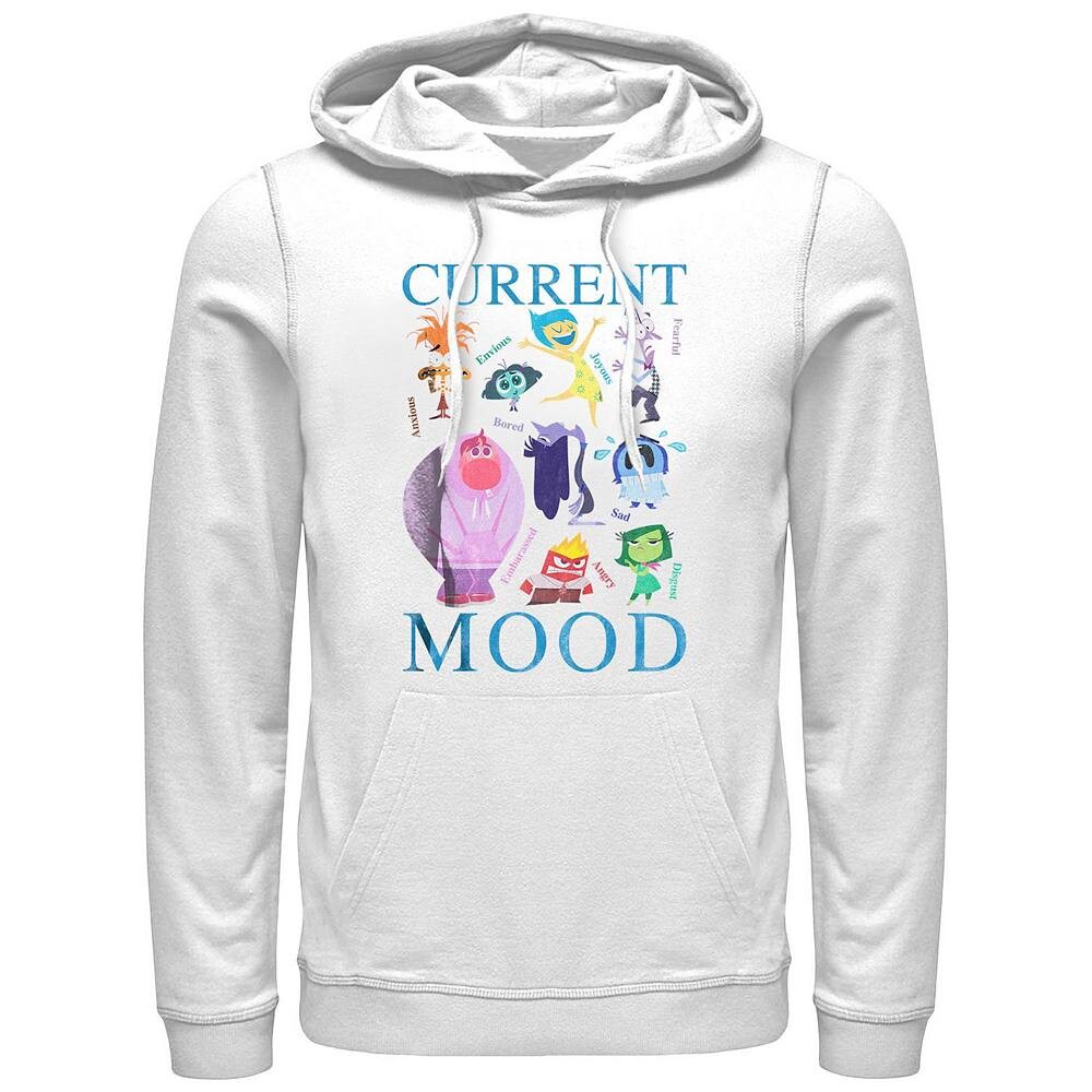 

Мужская толстовка с рисунком Disney's Inside Out 2 Emotions Current Mood, белый